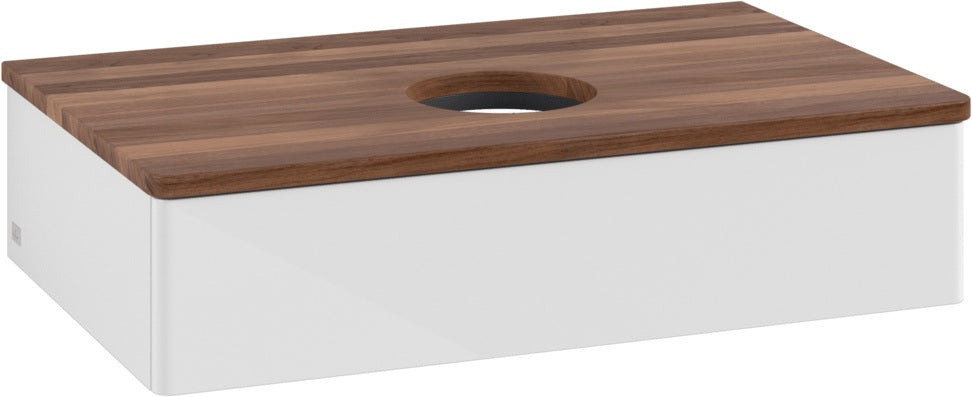 Villeroy & Boch Waschtischunterschrank Antao 800 mm Glossy White Lacquer mit LED-Beleuchtung