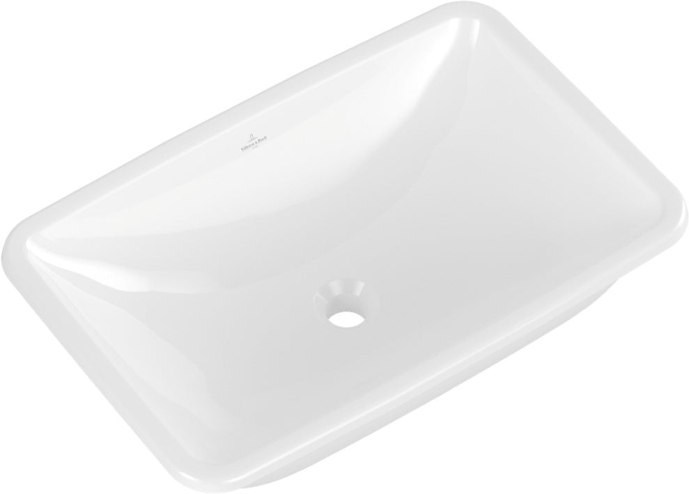 Villeroy & Boch Loop & Friends Unterbauwaschbecken 450x280mm Weiß Alpin CeramicPlus