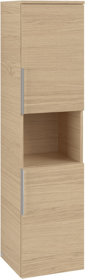Villeroy & Boch Architectura Hochschrank B89700, 350 x 1400 x 346 mm, White Matt, 2 Türen, SoftClosing