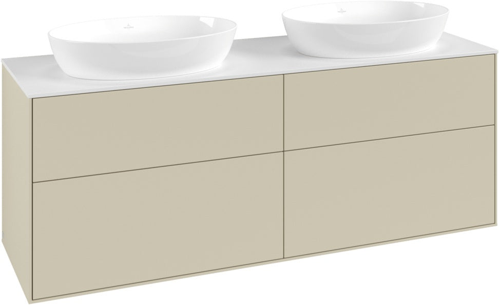 Villeroy & Boch Waschtischunterschrank Finion FA820 1600 mm Glossy White Lacquer