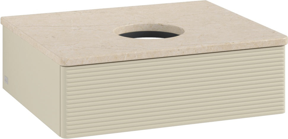 Villeroy & Boch Waschbeckenunterschrank Antao 600 mm Anthracite Matt Lacquer mit LED-Beleuchtung