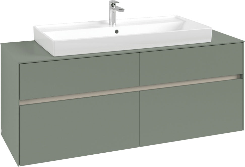 Villeroy & Boch Waschtischunterschrank Collaro C092 B0 1400 mm White Oak mit Beleuchtung