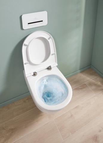 Villeroy & Boch WC-Set Universo TwistFlush 4670T9 wandhängend spülrandlos 370x560 mm Weiß Alpin