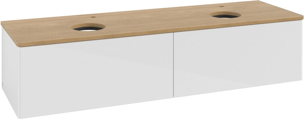 Villeroy & Boch Waschbeckenunterschrank Antao K39051 1600 mm Glossy White Lacquer