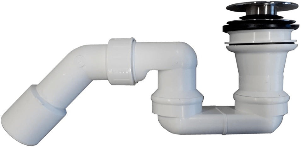 Villeroy & Boch Push-to-Open Ventil U909520 verchromt – ohne Überlauffunktion