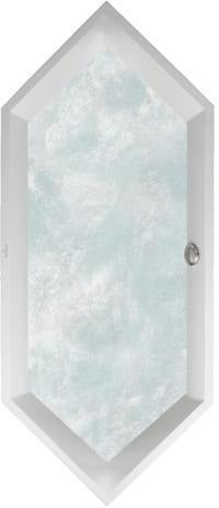 Villeroy & Boch Squaro Whirlpool HC UHC190SQR6B1V 1900x800 mm Sechseck Weiß Alpin