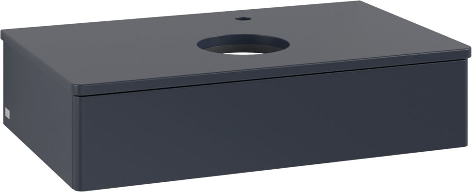 Villeroy & Boch Antao Waschtischunterschrank 800 mm Midnight Blue Matt Lackiert mit Auszug