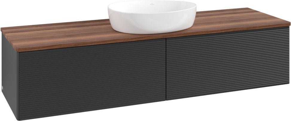 Villeroy & Boch Waschbeckenunterschrank Antao K36110 1600 mm Anthracite Matt Lacquer