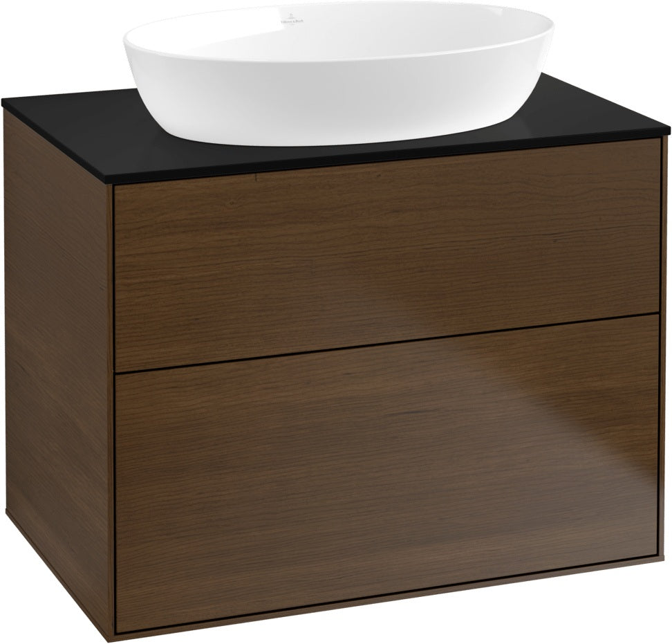 Villeroy & Boch Waschtischunterschrank Finion G9920 800 mm Glossy White Lacquer mit Beleuchtung