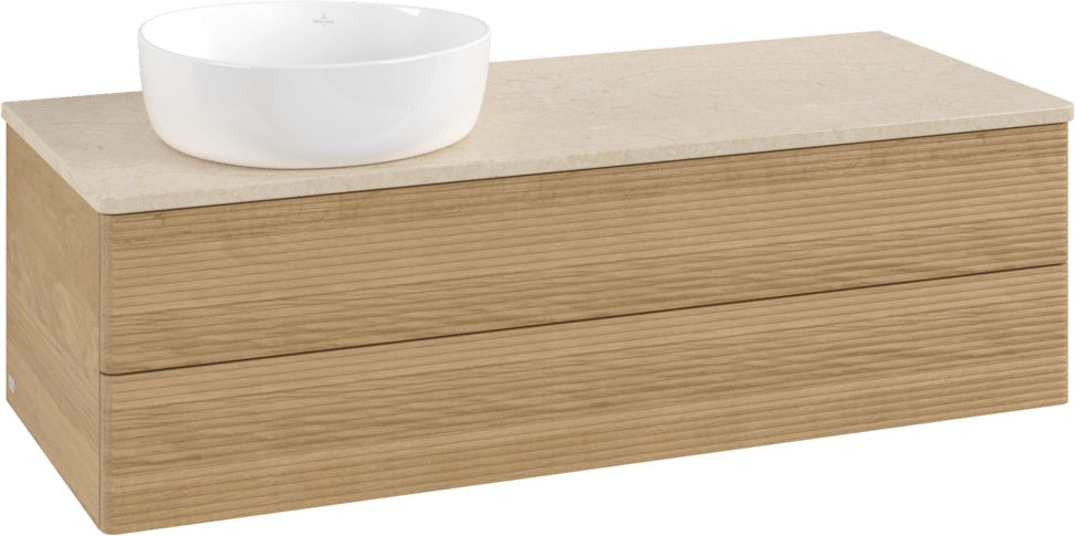 Villeroy & Boch Waschtischunterschrank Antao K22113 1200 mm Warm Walnut mit 2 Auszügen