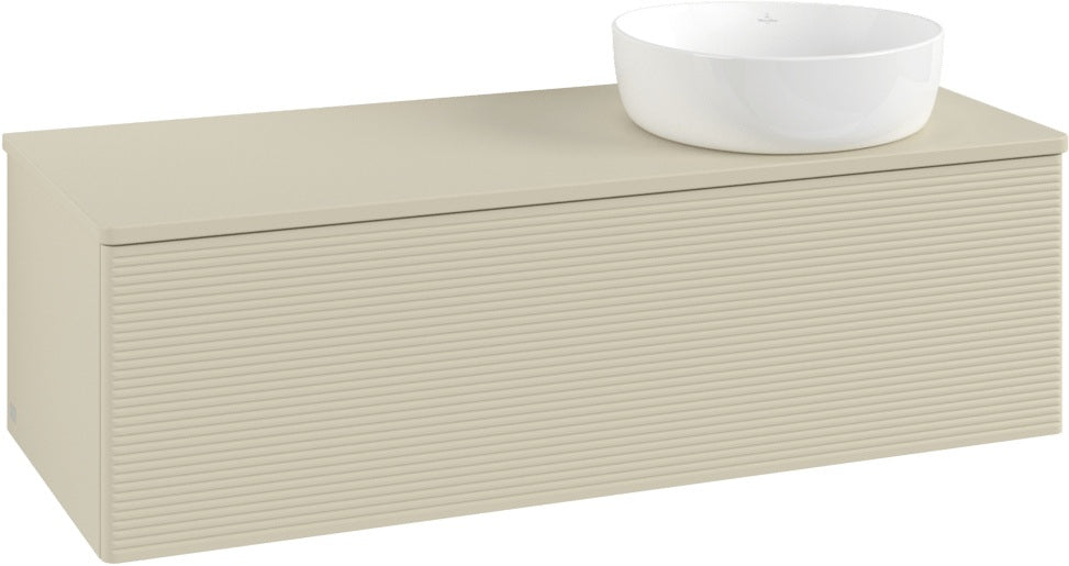 Villeroy & Boch Antao Waschbeckenunterschrank 1200 mm Anthracite Matt Lacquer mit LED-Beleuchtung
