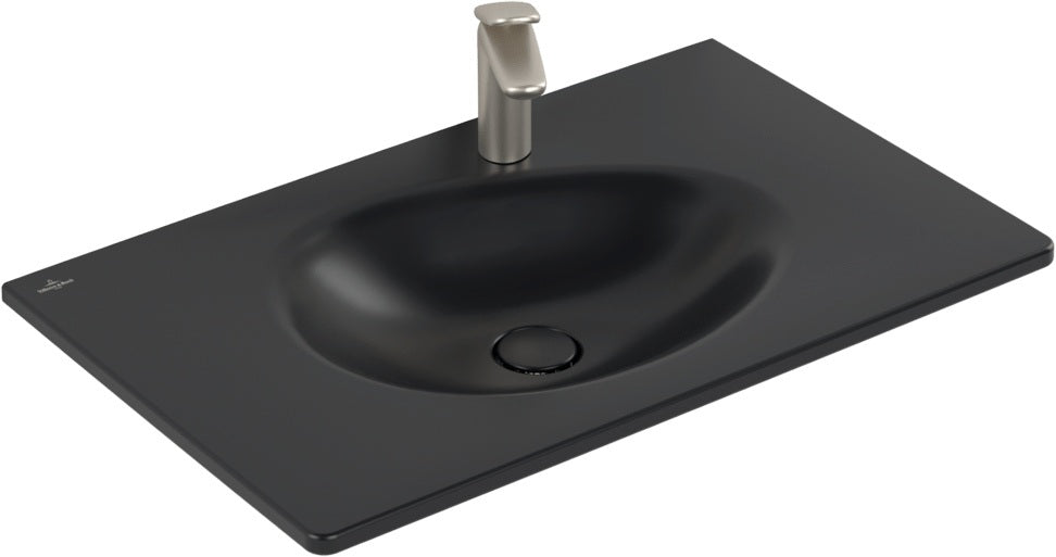 Villeroy & Boch Antao Schrankwaschtisch 800 mm Almond CeramicPlus – Wandmontage, TitanCeram, ohne Überlauf