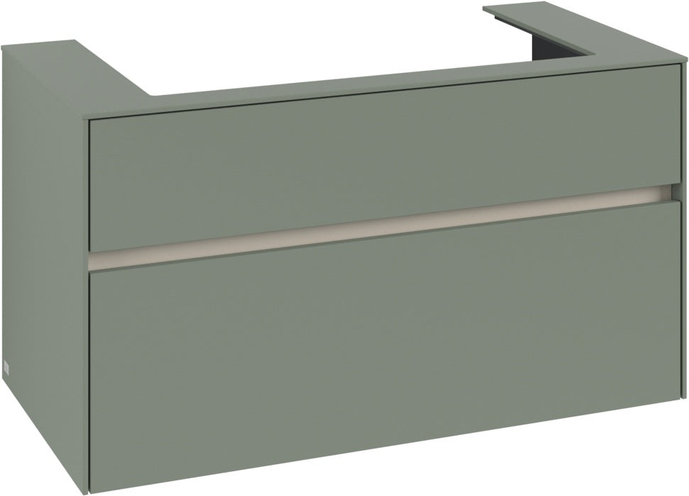 Villeroy & Boch Waschtischunterschrank Collaro C020 B0 1000 mm White Oak mit Beleuchtung