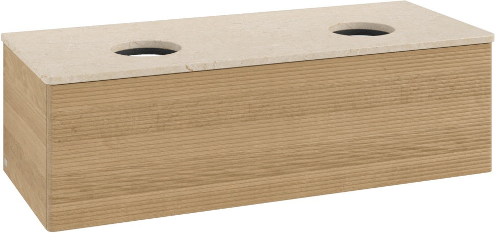 Villeroy & Boch Waschbeckenunterschrank Antao K35113 1200 mm Warm Walnut mit Auszug