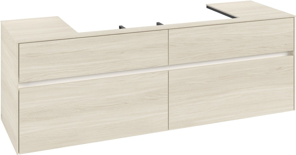 Villeroy & Boch Waschtischunterschrank Collaro C031 1600 mm White Oak mit SoftClosing