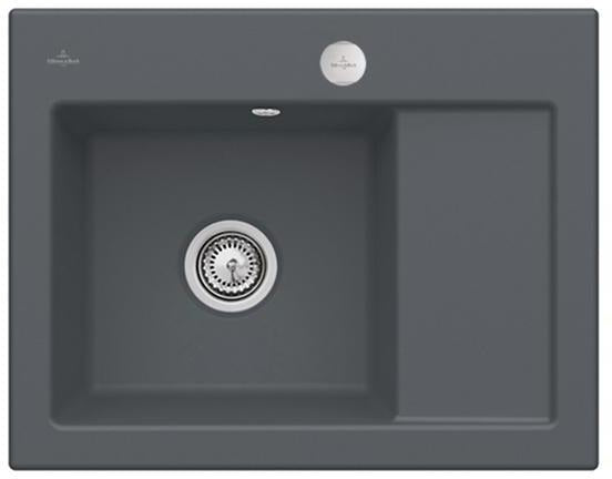 Villeroy & Boch Einbauspüle Subway 45 Compact 650x510mm Weiß Alpin CeramicPlus