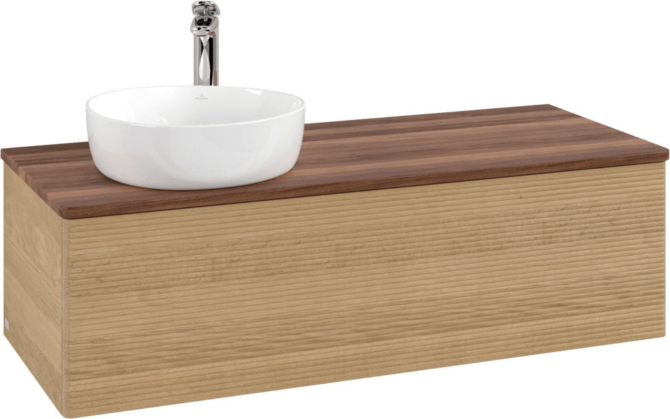 Villeroy & Boch Waschtischunterschrank Antao K33151 1200 mm Warm Walnut mit Auszug