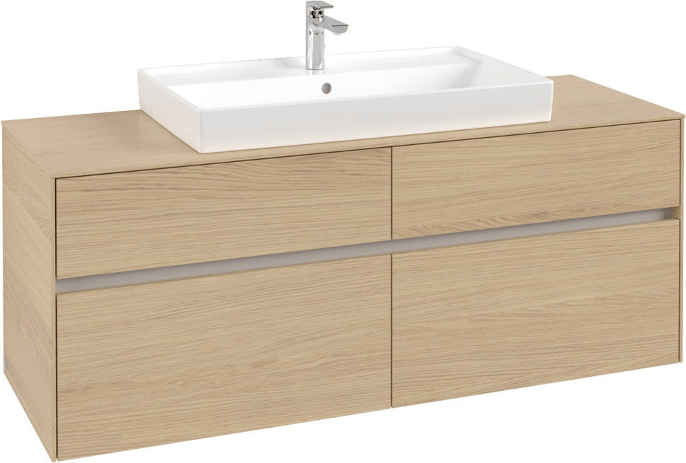 Villeroy & Boch Waschtischunterschrank Collaro Nordic Oak 1400 mm mit 4 Auszügen