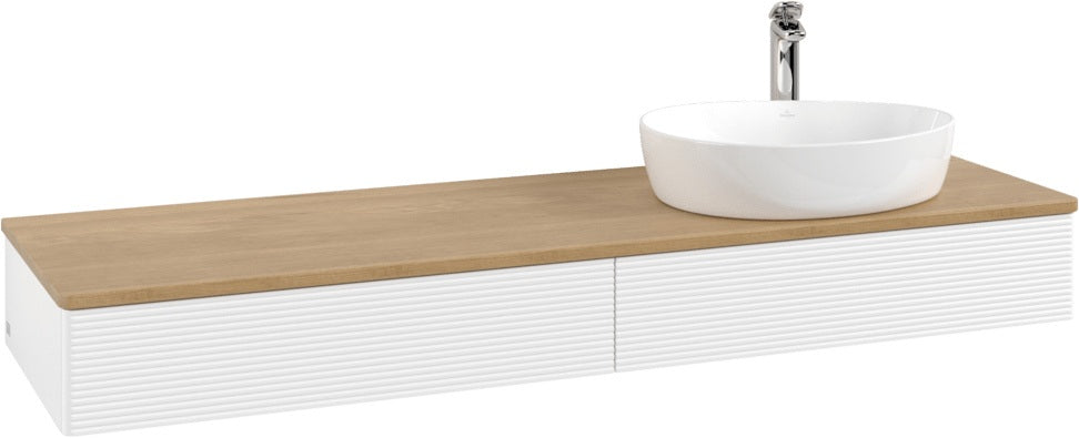 Villeroy & Boch Waschbeckenunterschrank Antao 1600 mm White Matt Lack mit Auszugsbeleuchtung