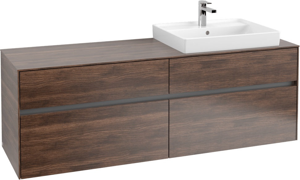 Villeroy & Boch Waschtischunterschrank Collaro C02300 Arizona Oak 1600 mm mit 4 Auszügen