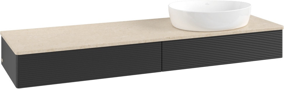 Villeroy & Boch Antao Waschbeckenunterschrank 1600 mm Anthracite Matt Lacquer