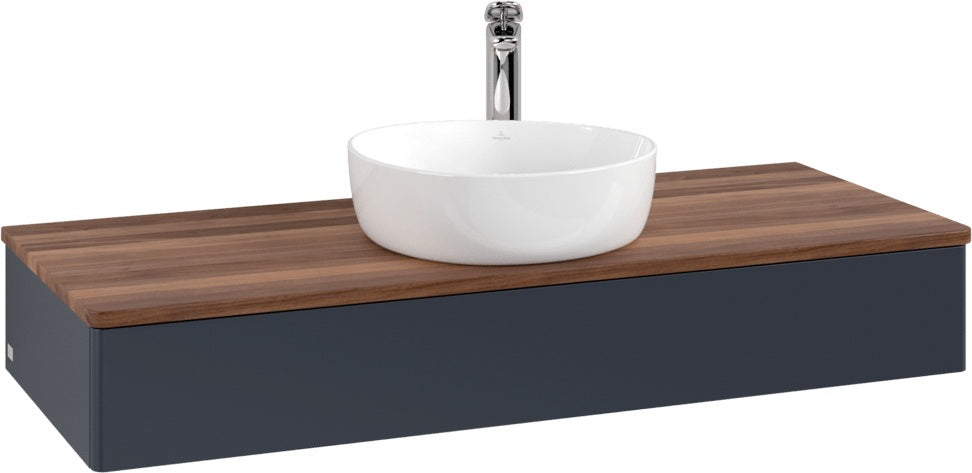 Villeroy & Boch Waschtischunterschrank Antao 1200 mm Anthrazit Matt mit LED-Auszugsbeleuchtung