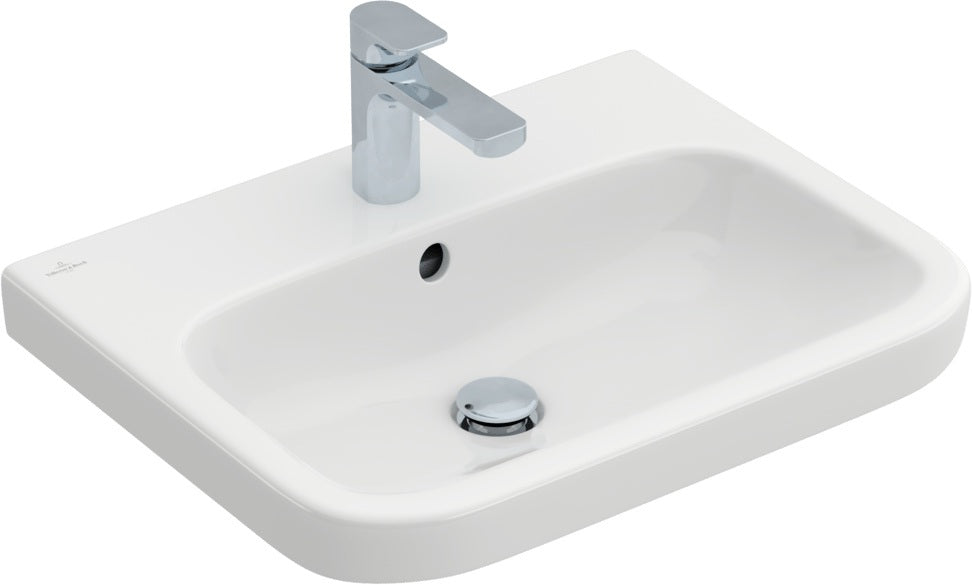 Villeroy & Boch Architectura Wandwaschbecken 600 mm Weiß Alpin Rechteck