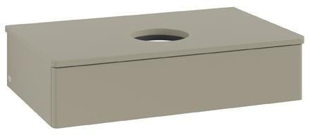 Villeroy & Boch Antao Waschtischunterschrank 800 mm, 1 Auszug, Stone Grey Matt Lacquer, wandhängend