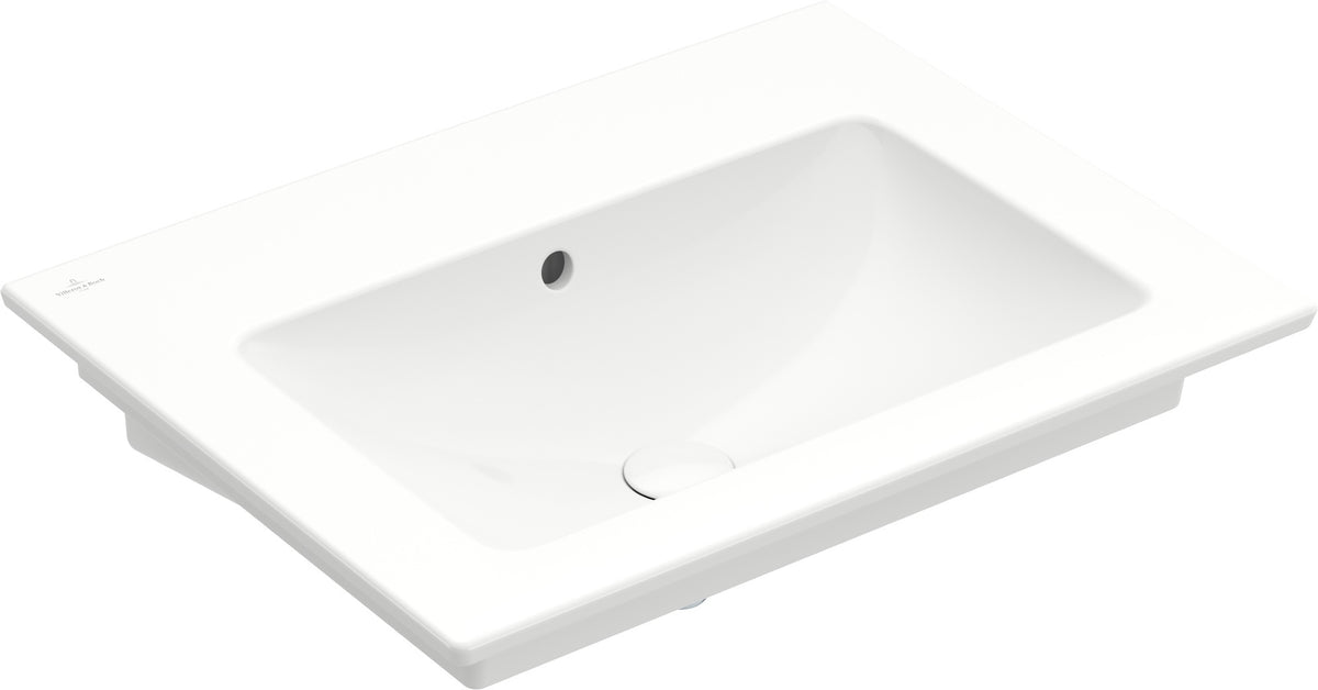 Villeroy & Boch Waschbecken Venticello 412467 655x500x170mm Rechteck Weiß Alpin