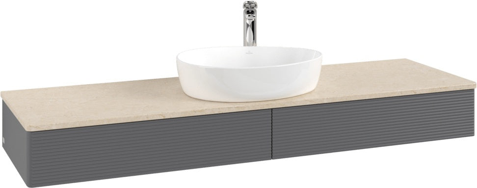 Villeroy & Boch Antao Waschtischunterschrank K14153 1600 mm Anthrazit Matt Lack