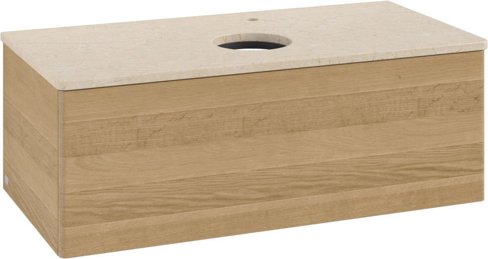 Villeroy & Boch Waschtischunterschrank Antao L31050 1000 mm Anthrazit Matt Lack mit LED-Beleuchtung