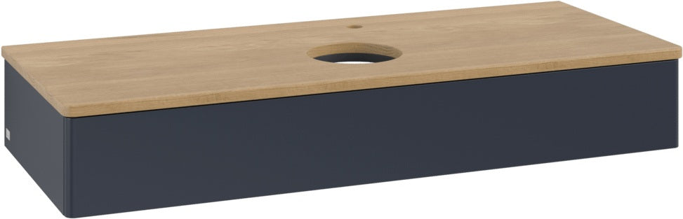 Villeroy & Boch Waschtischunterschrank Antao 1200 mm Anthrazit Matt mit LED-Auszugsbeleuchtung