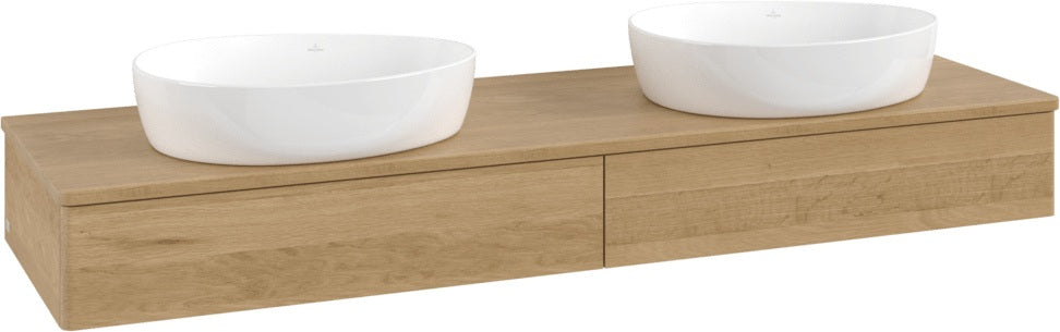 Villeroy & Boch Waschtischunterschrank Antao 1600 mm Warm Walnut mit 2 Auszügen