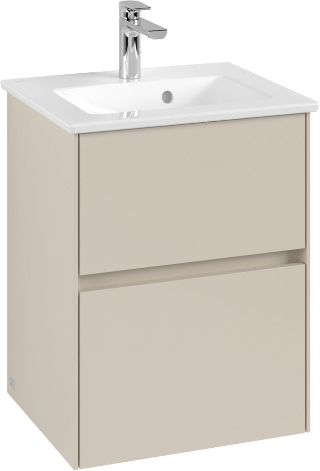 Villeroy & Boch Waschbeckenunterschrank Collaro C141 White Oak 472 mm mit SoftClosing