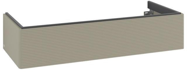 Villeroy & Boch Antao Waschtischunterschrank 1188 mm mit LED-Beleuchtung, Stone Grey Matt