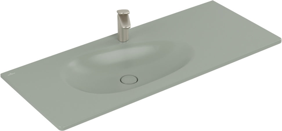 Villeroy & Boch Antao Schrankwaschtisch 800 mm Almond CeramicPlus – Wandmontage, TitanCeram, ohne Überlauf