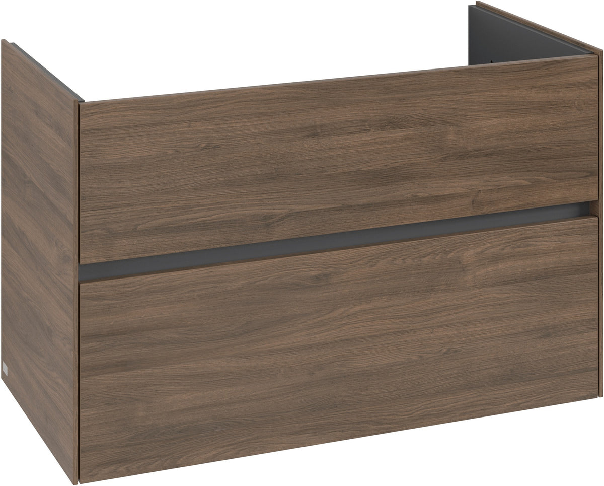 Villeroy & Boch Waschtischunterschrank Collaro White Matt 961 mm – 2 Auszüge, SoftClosing, Push-Open