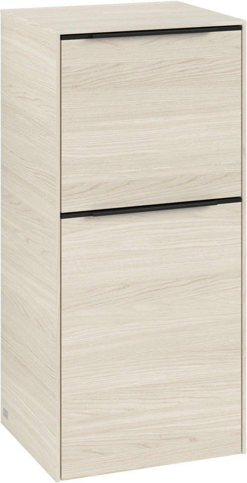 Villeroy & Boch Seitenschrank Subway 3.0 C59500 White Oak 400 mm – Wandmontage, Soft-Close