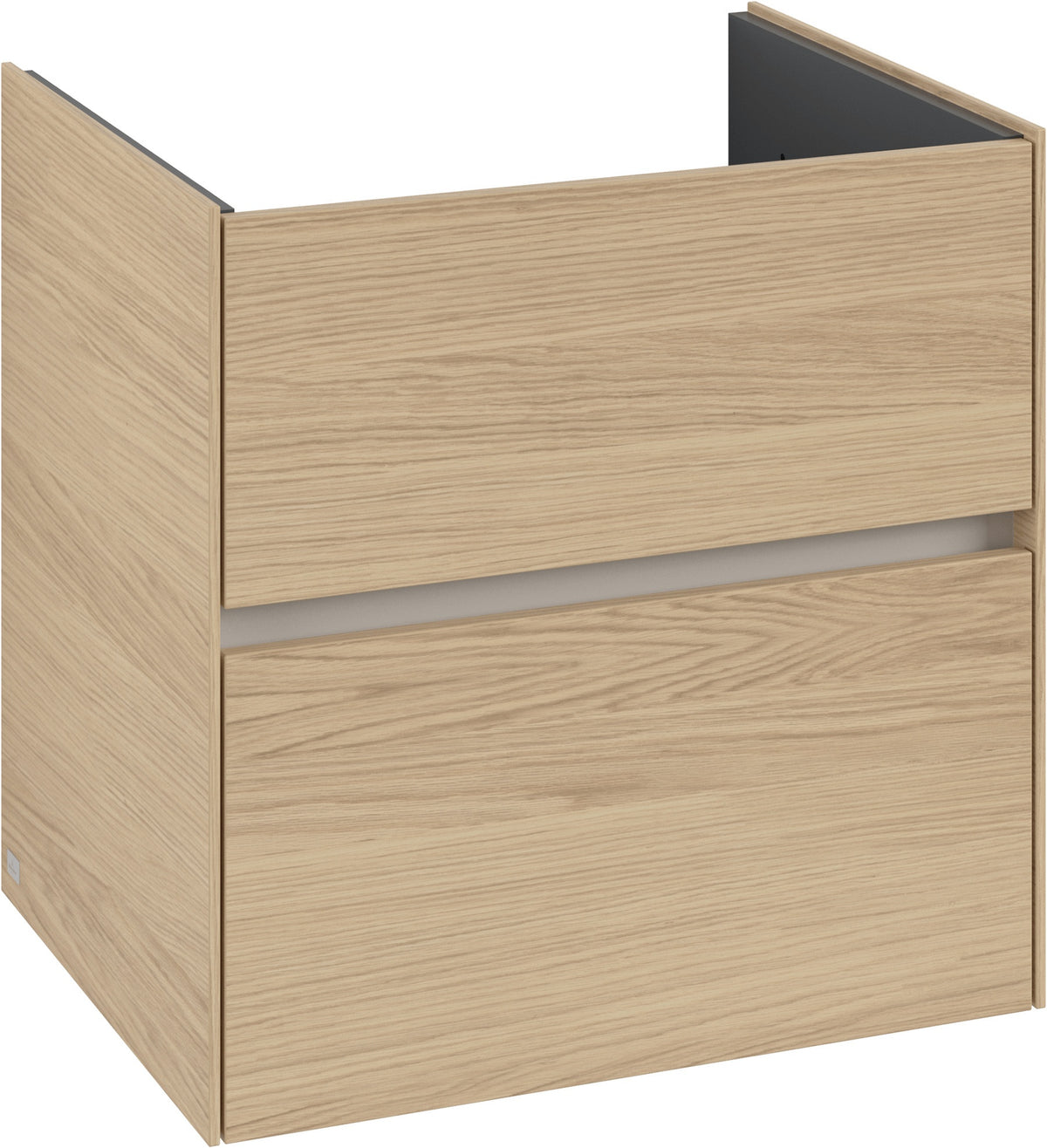 Villeroy & Boch Collaro Waschtischunterschrank 611 mm White Matt – 2 Auszüge, Push-Open