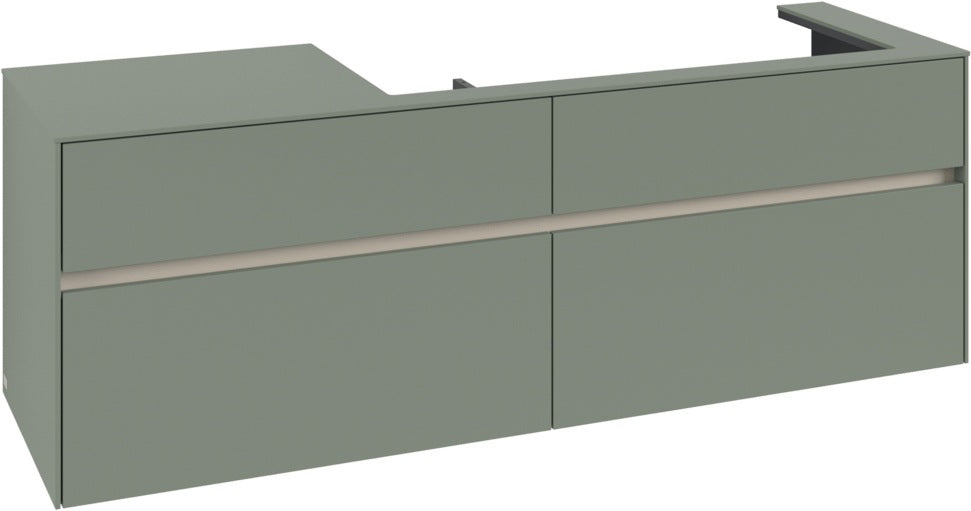 Villeroy & Boch Waschtischunterschrank Collaro C030 B0 1600 mm White Oak mit Beleuchtung