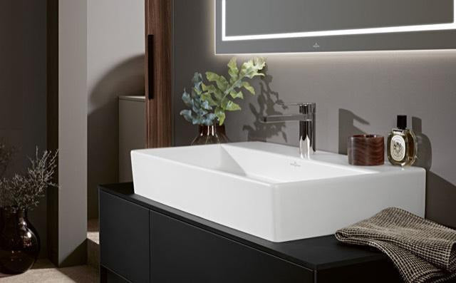 Villeroy & Boch Finion Waschbeckenunterschrank 1200 mm Glossy White mit Beleuchtung
