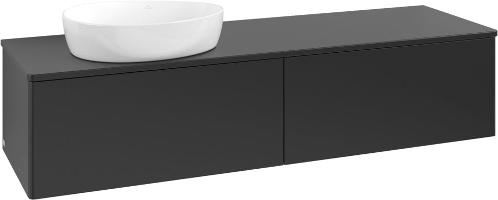 Villeroy & Boch Antao Waschtischunterschrank 1600 mm Anthrazit Matt mit LED-Auszugsbeleuchtung