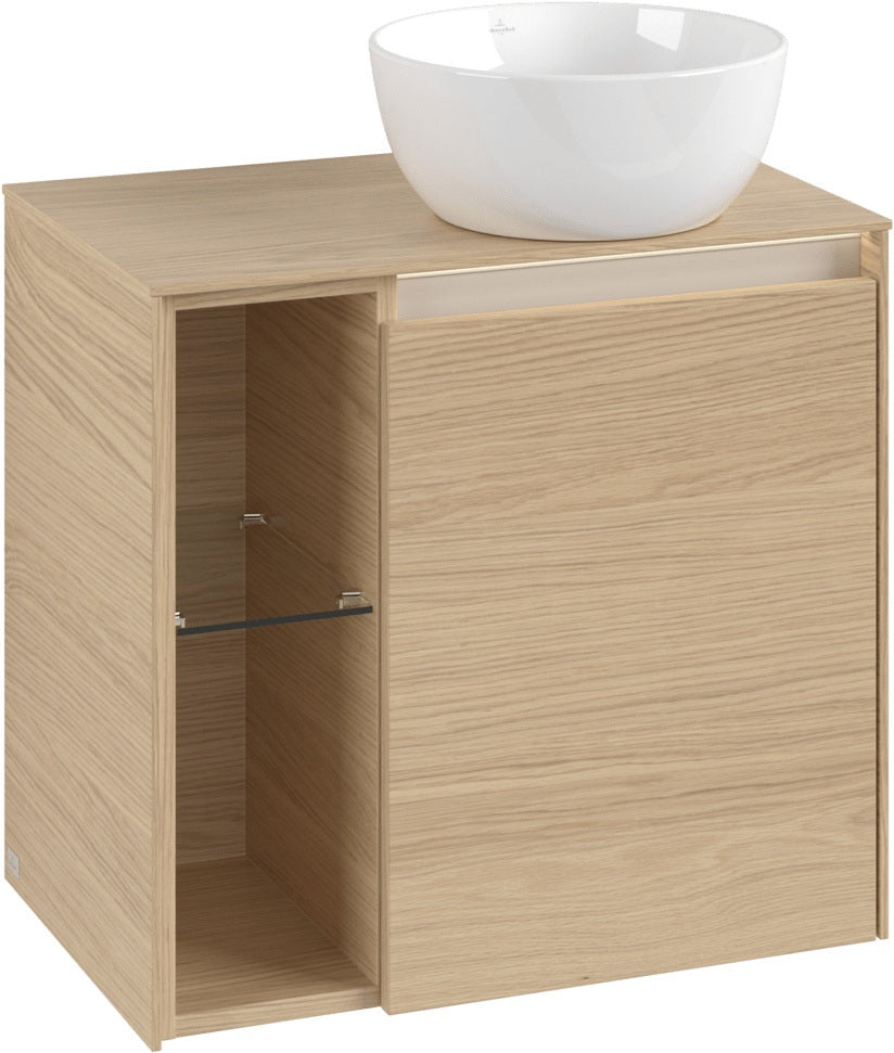 Villeroy & Boch Waschbeckenunterschrank Collaro C151 B0 600x548x380mm White Oak mit Beleuchtung