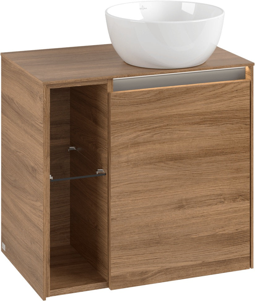 Villeroy & Boch Waschbeckenunterschrank Collaro C151 B0 600x548x380mm White Oak mit Beleuchtung