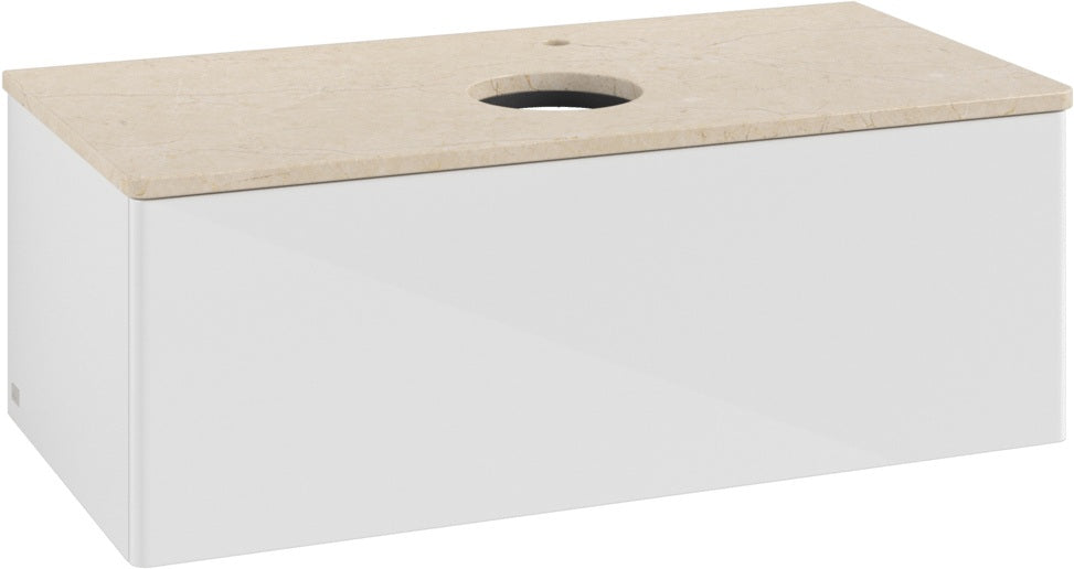 Villeroy & Boch Waschtischunterschrank Antao L31050 1000 mm Anthrazit Matt Lack mit LED-Beleuchtung