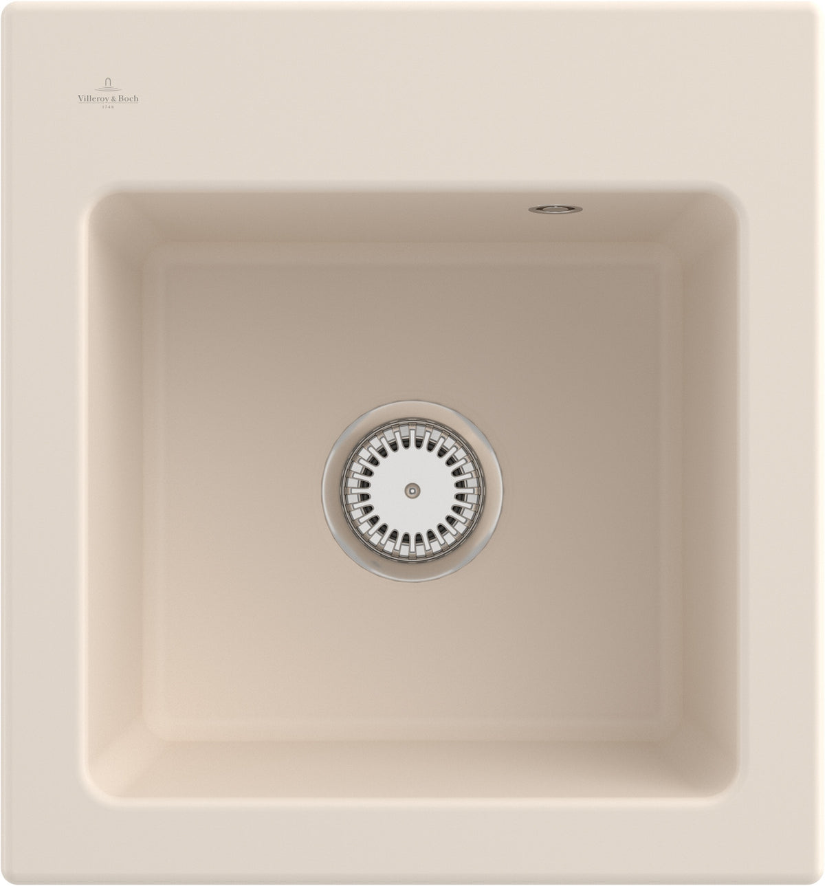 Villeroy & Boch Einbauspüle Subway 45 XS Ivory CeramicPlus 475 x 510 mm Rechteck