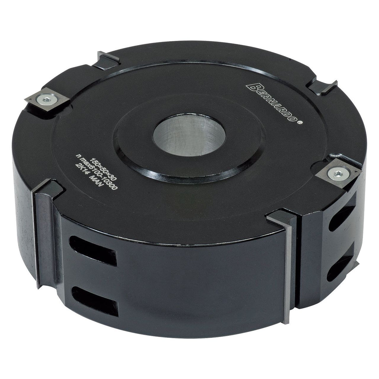 BERNARDO Fräswerkzeuge Holz – Modell Falzmesserkopf 150 x 50 x 30 mm - Z4 / V4