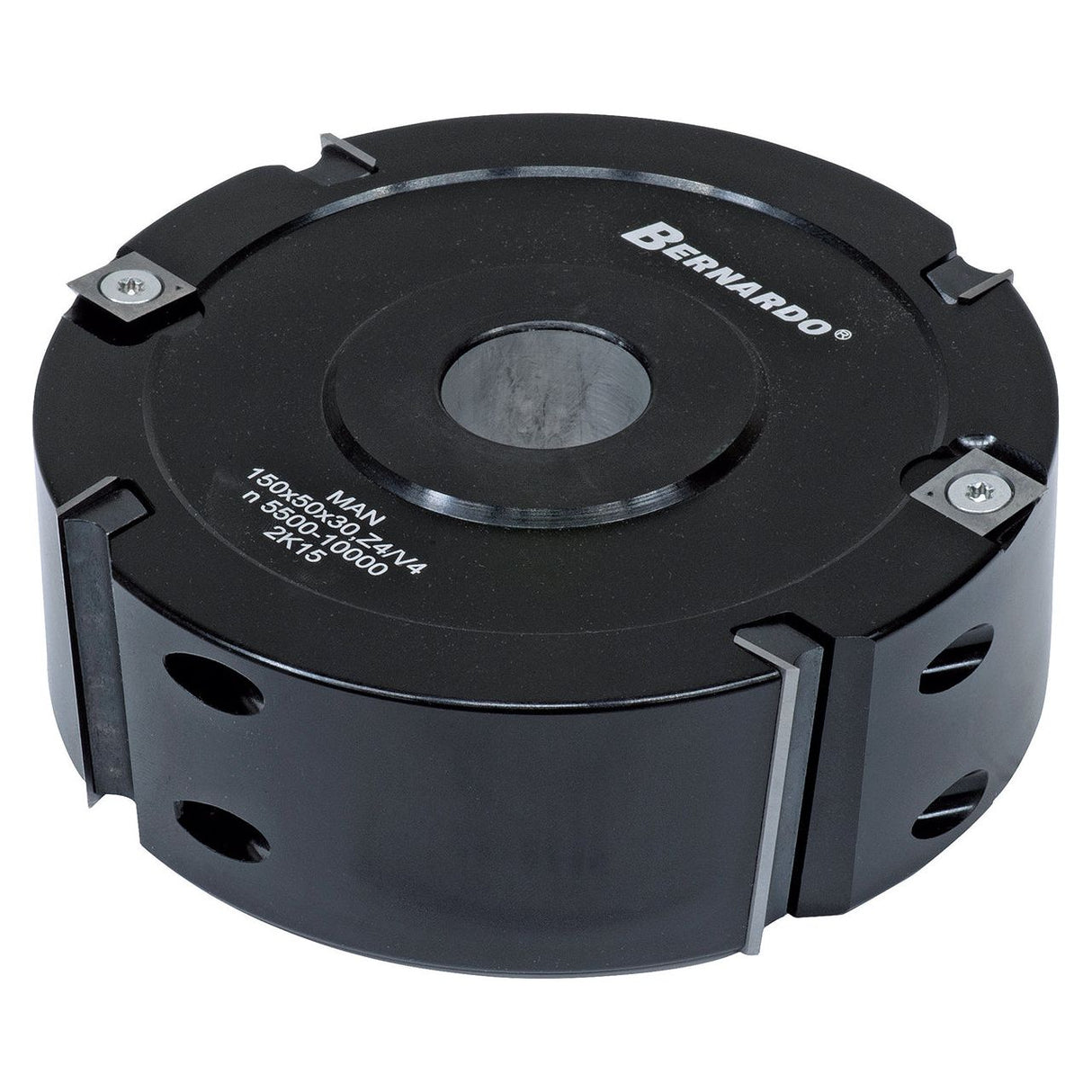 BERNARDO Fräswerkzeuge Holz – Modell Falzmesserkopf mit zieh. Schneide 150 x 50 x 30 mm - Z4 / V4