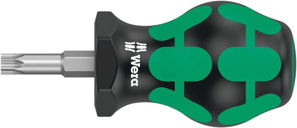 WERA Schraubendreher 367 TORX® Stubby T 10 mit 2K-Griff und Rundklinge
