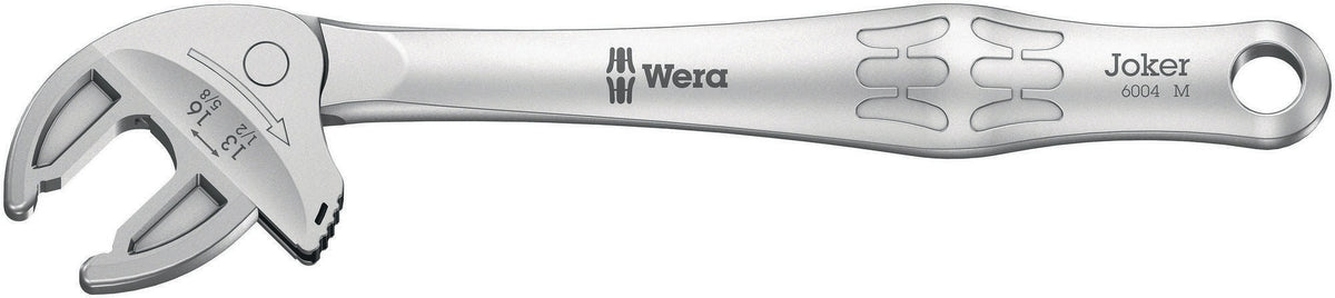 WERA Maulschlüssel 6004 Joker S 10-13 mm selbstjustierend, 154 mm, matt verchromt